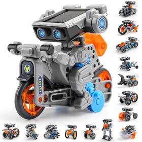 Aohu B0db5mtgg7 Solar Robot Building Kit Stem Gift For Boys Aged 8-13 Diy 15-in-1