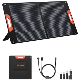 100wax Aonxi 100w Portable Solar Panel For Power Station Foldable Charger With High
