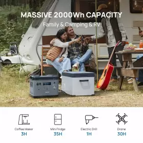 2000wh Ap P2001 Portable Power Station 2000w/2000wh Super Fast Recharge Ups