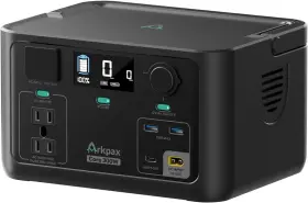 300w-192wh Arkpax C300-us Portable Power Station Core Lifepo4 Battery 600w Surge Capacity 1.5