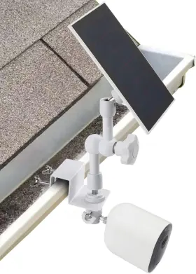 Arlo 744110661507 2-in-1 Weatherproof Gutter Mount For Solar Panel And Pro/arlo Pro 2/ar