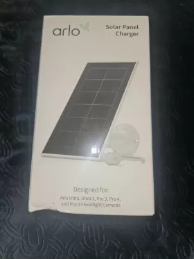 Vma5600-20000s Arlo New Vma5600 Solar Panel Charger For Ultra Pro 3 4 Go 2 In White