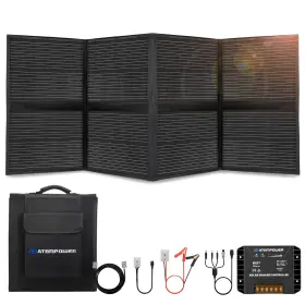 Vaspbag-2s-ufa Atem Power 200w Portable Solar Panel - Foldable Charger Monocrystalline With 20a M