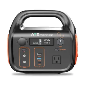 300w Atz Power 976176010119 Portable Station Solar Generator 296wh/300w Lithium Battery 3