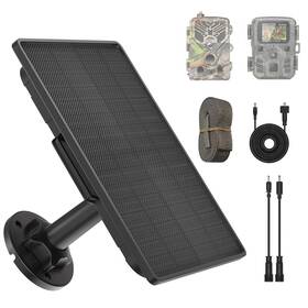 Augstci Cam-01 Trail Camera Solar Panel 6w Battery Charger Kit 6v/ 9v/ 12v With 6000ma