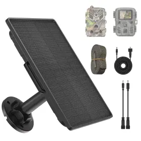 Cam-01 Augstci Trail Camera Solar Panel 6w Battery Charger Kit 6v/ 9v/ 12v With 6000ma