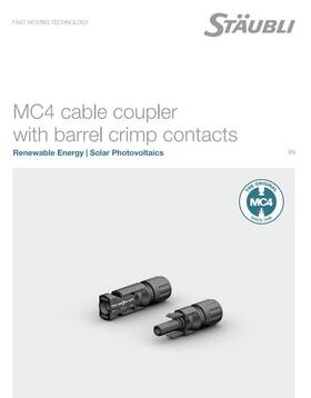 Authentic Staubli 32.0336-ur 32.0337-ur Brand New 6awg Mc4 Connectors