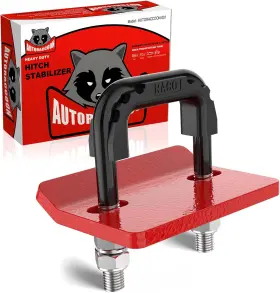 Autoraccoon 445022064082 Hitch Tightener Anti-rattle Clamp - Heavy Duty Stabilizer For 1.25 Inch And 2