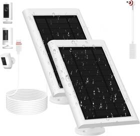 Awwndd 445008949976 Solar Panel For Ring Camera 2nd Generation 2 Pack 5w With 10ft/3m