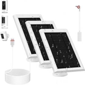 Awwndd 445048940971 3 Pack Solar Panel For Ring Camera 2nd Generation Dustproof Waterproof 5w