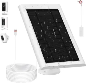 Awwndd 711181896480 Solar Panel For Ring Camera 2nd Generation Dustproof Waterproof 5w