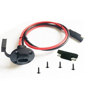Ayecehi 727536770589 10awg Sae Cable To Solar Weatherproof Socket Sidewall Port