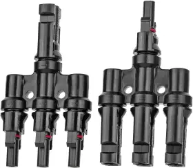 Baithna 313055058057 Solar Panel Connector 3 Way Branch Mmmf/fffm - Diy Mount Tool Parallel