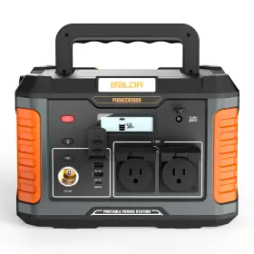 1000w Baldr 860005634286 Power Station 808wh 18.5 Lbs Portable Lightweight Solar Generator Wit
