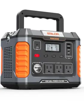 Pioneer500 Baldr Portable Power Station 500w Output 288wh Capacity Ac Outlet Usb Ports So