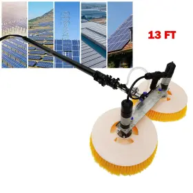 50-056661 Banfluxion Handheld Double Head Solar Panel Cleaning Machine Retractable Multifunctional