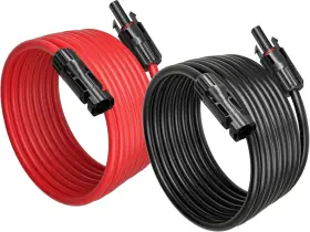 Bateria Power 445030180156 10feet 10awg 6mm Solar Panel Cable With Female And Male Connectors Pv Extens