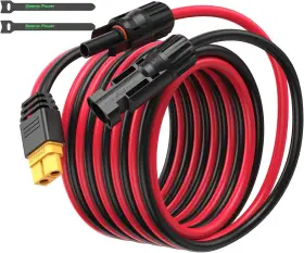 Xt60 Bateria Power 689851782312 10ft Solar Connector To Adapter Extension Cable 12awg Panel Xt60 Bateria Power 689851782312 10ft Solar Connector To Adapter Extension Cable 12awg Panel