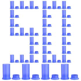 Bateria Power Connector-cap-50pairs-blue 50 Pairs Solar Connector Caps Obvious Color Panel Connectors End