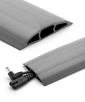 Bates Choice 810108762409 Bates- Floor Cord Cover 6ft Cable Gray