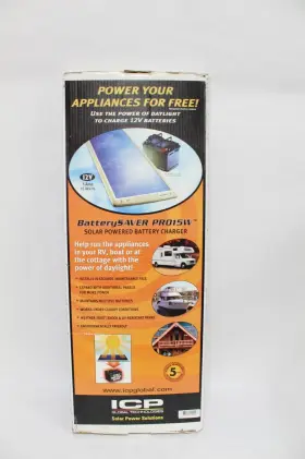 Pro15w Batterysaver Solar Powered Battery Charger Panel