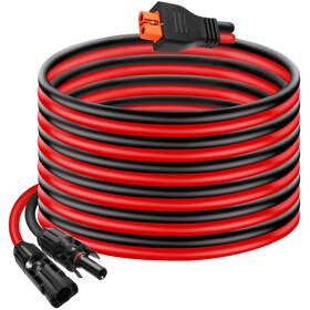 Behaunty 635405509768 10awg Tinned Copper Wire Xt60i To Solar Panel Connector Extension Cable 20ft