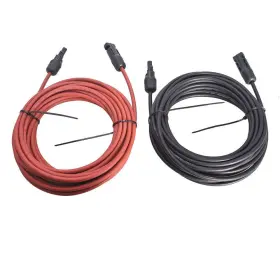 Ber273825 Berliii 1 Pair Black Red Solar Panel Extension Cable Wire Connector 12/10 Awg New
