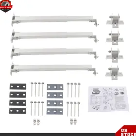 Ber825990 Berliii 4 Sets Solar Panel Mount Brackets Rv Tilt Kit Adjustable Frame