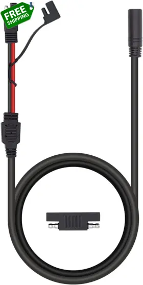 Billion Wealth 313031460485 3.3feet / 1m Dc8mm Female To Sae Connector Perfectly Compatible With Solar Panel