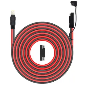 Billion Wealth 699918836391 14 Awg 6 Feet Sae Connector To Dc 8mm Male Extension Cable