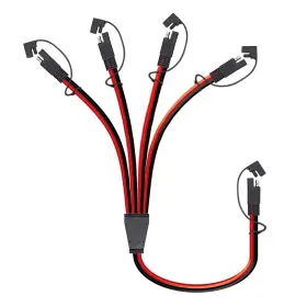 Billion Wealth 699948298596 2feet / 65cm 10 Awg Sae Connector Y Splitter 1 To 4 Extension Cable With Sola