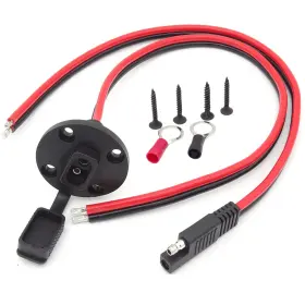 Billion Wealth 699994198086 15.8inch 10awg Power Socket Sidewall Port Sae Extension Cable
