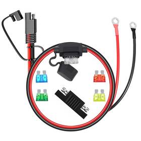 Billion Wealth Saeext0014 2 Ft Sae Connector 10awg Pure Copper Extension Cable To Ring Terminal 10