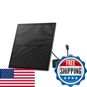 Birdfy B0dz2m1skw 5w Solar Panel For Smart Bird Feeder Camera Type-c Charger Fe