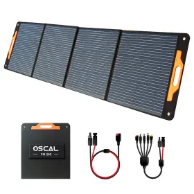 Pm200 Blackview Oscal 200w Foldable Solar Panel Adjustable Kickstand 22% Sce