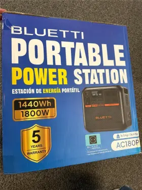 1800w Bluetti 193022001442 Premium Series Portable Power Stations Black