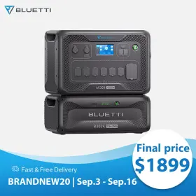 3000w Bluetti Ac300 B300k Optional Power Station Home Emergency Supply