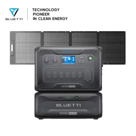 2764.8wh Bluetti Ac300 B300k Optional Ac300b300k 3000w Power Station Solar Panels For Backup