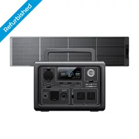 Pv220 Bluetti Eb3a 600w Power Station 220w Solar Panel Foldable For Camping