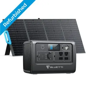Eb70s Bluetti Eb70sgray Pv120 Portable Power Station Solar Generator 120w Panel Kit Mppt