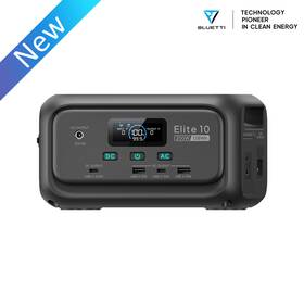 Bluetti P-el10-us-gy-bl-010 Elite 10 200w 128wh Portable Mini Power Station For Road Trip Outdoors
