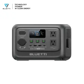 P-el30v2-us-gy-bl-010 Bluetti Elite 30 V2 268wh Portable Power Station Generator For Camping Outdoor