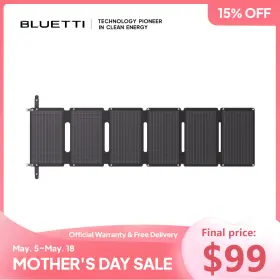 Ac50b Bluetti Pv60l 60w Solar Panel For Portable Power Station Ac2a/eb3a/ac50b/ac60