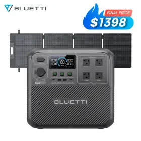 2600w Bluetti V2 200w/350w Elite 200 Portable Power Station Optional Solar Panel