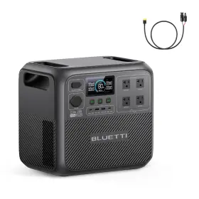 2073.6 Bluetti V2 Pv Elite 200 Portable Power Station With Solar Charging Cable