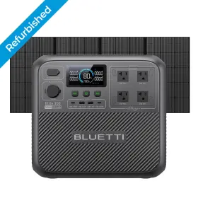 2073wh Bluetti V2 Pv350 Elite200v2 2600w Power Station 350w Solar Panel Combo