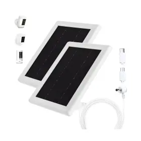 Bobuy-r2 Bobuy Ring Camera Solar Panel Charger 5v Compatible With Spotli