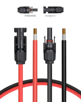 Bougerv 720562896407 20 Feet 10awg Solar Extension Cable With Female And Male Connector