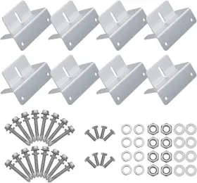 Ise060 Bougerv 8 Units Solar Panel Mounting Z Brackets Mount