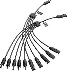 Ise155 Bougerv Solar Y Connector Panel Parallel Connectors Extra Long 1 To 5